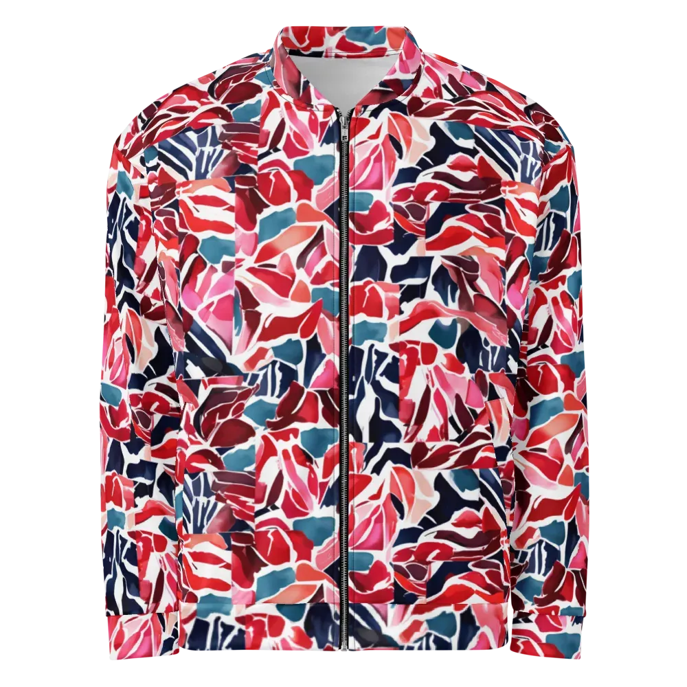 Petal Voltage on Bomber Jacket — Front