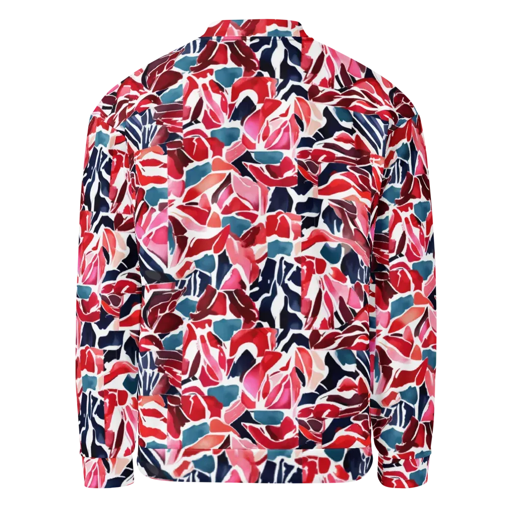 Petal Voltage on Bomber Jacket — Back