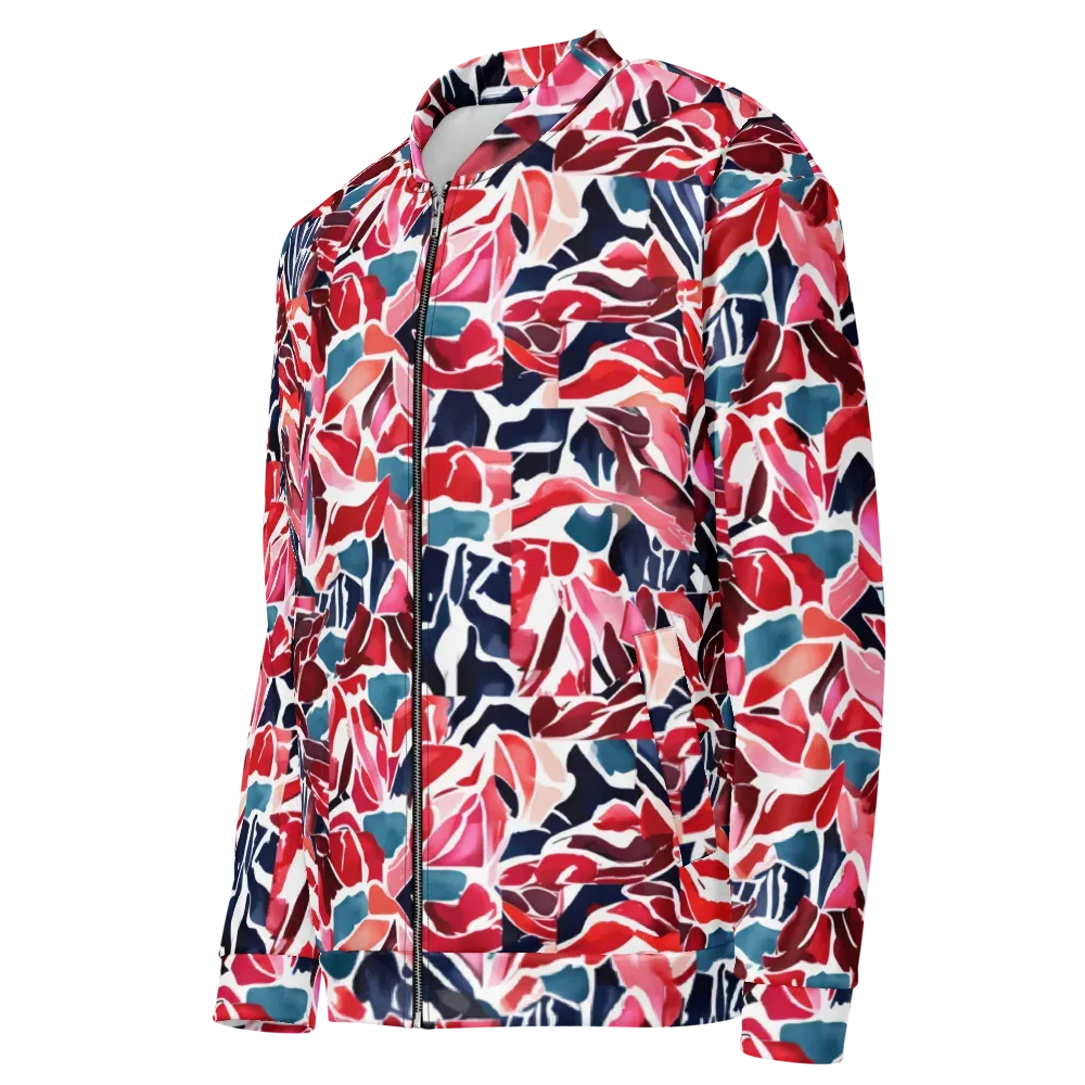 Petal Voltage on Bomber Jacket — Left Front
