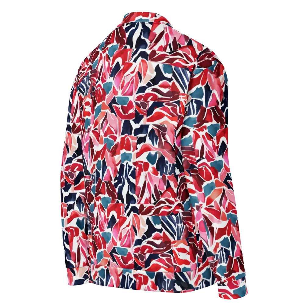 Petal Voltage on Bomber Jacket — Right Back
