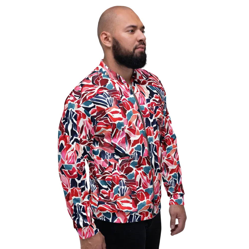 Petal Voltage on Bomber Jacket — Right