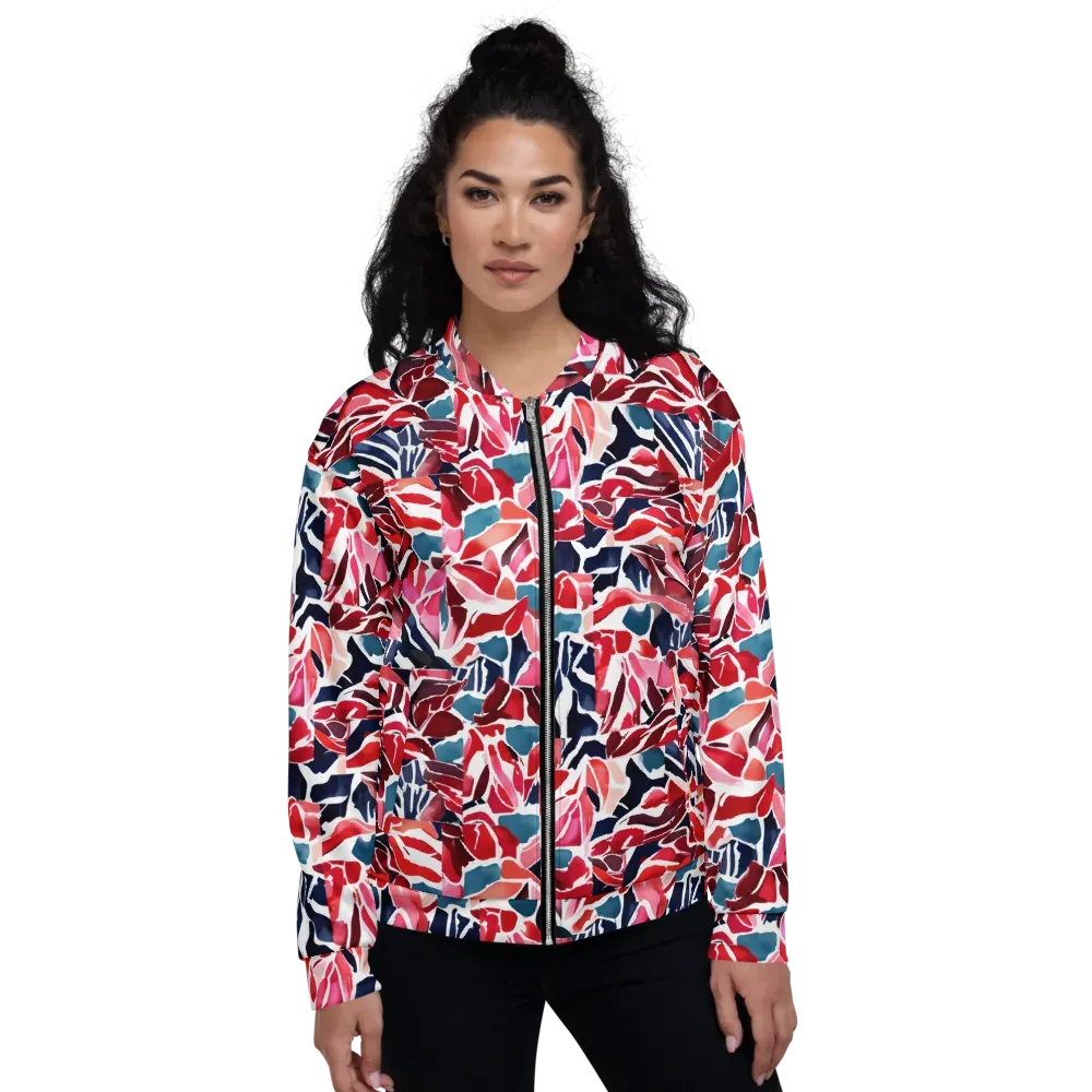 Petal Voltage on Bomber Jacket — Front