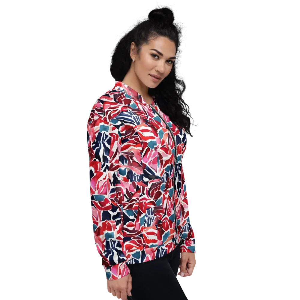 Petal Voltage on Bomber Jacket — Right