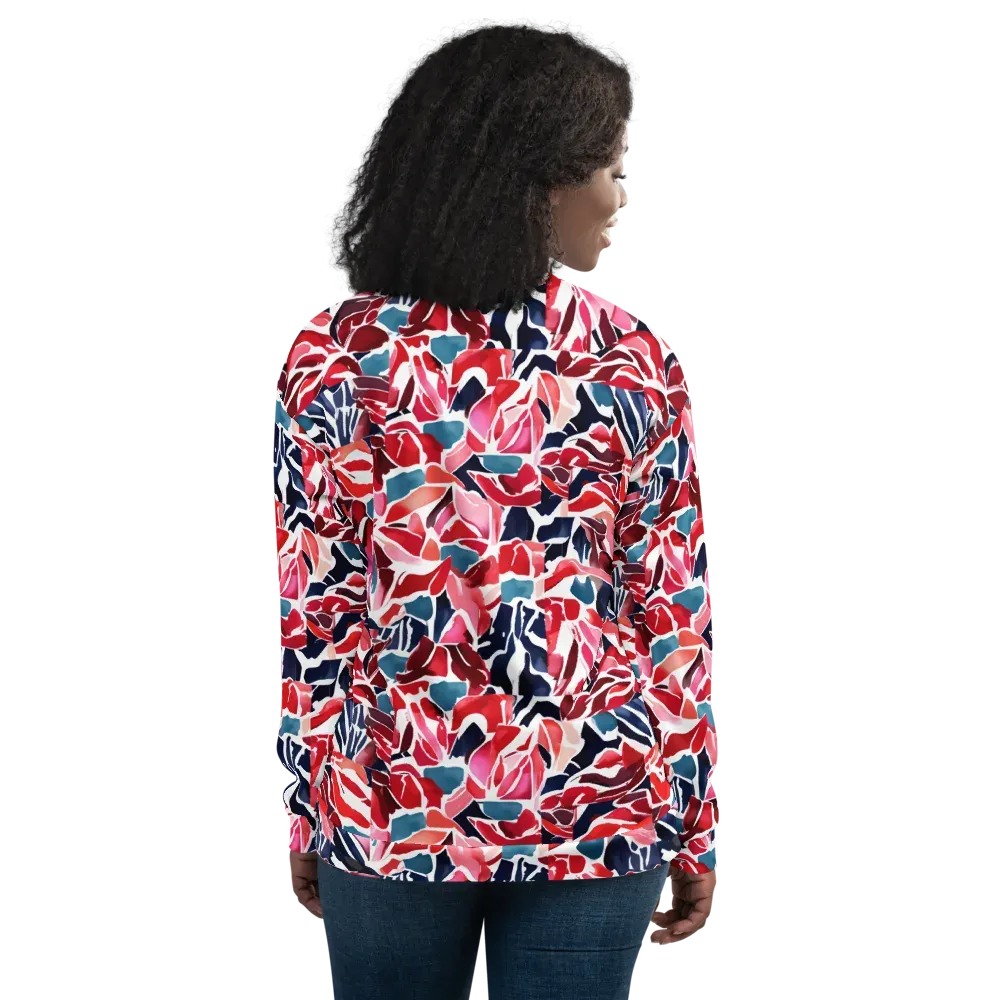 Petal Voltage on Bomber Jacket — Back