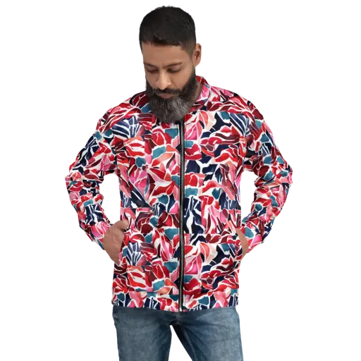 Petal Voltage on a Bomber Jacket