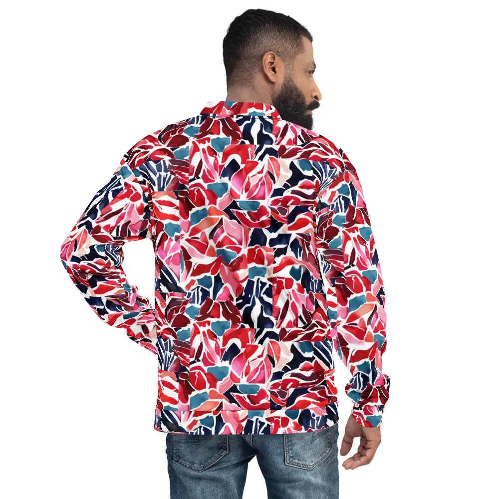 Petal Voltage on Bomber Jacket — Back