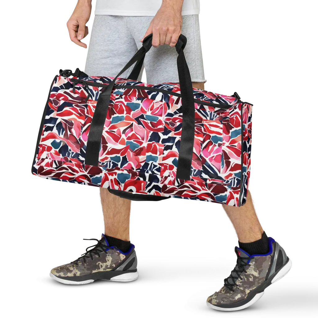 Petal Voltage on Duffle Bag — Front