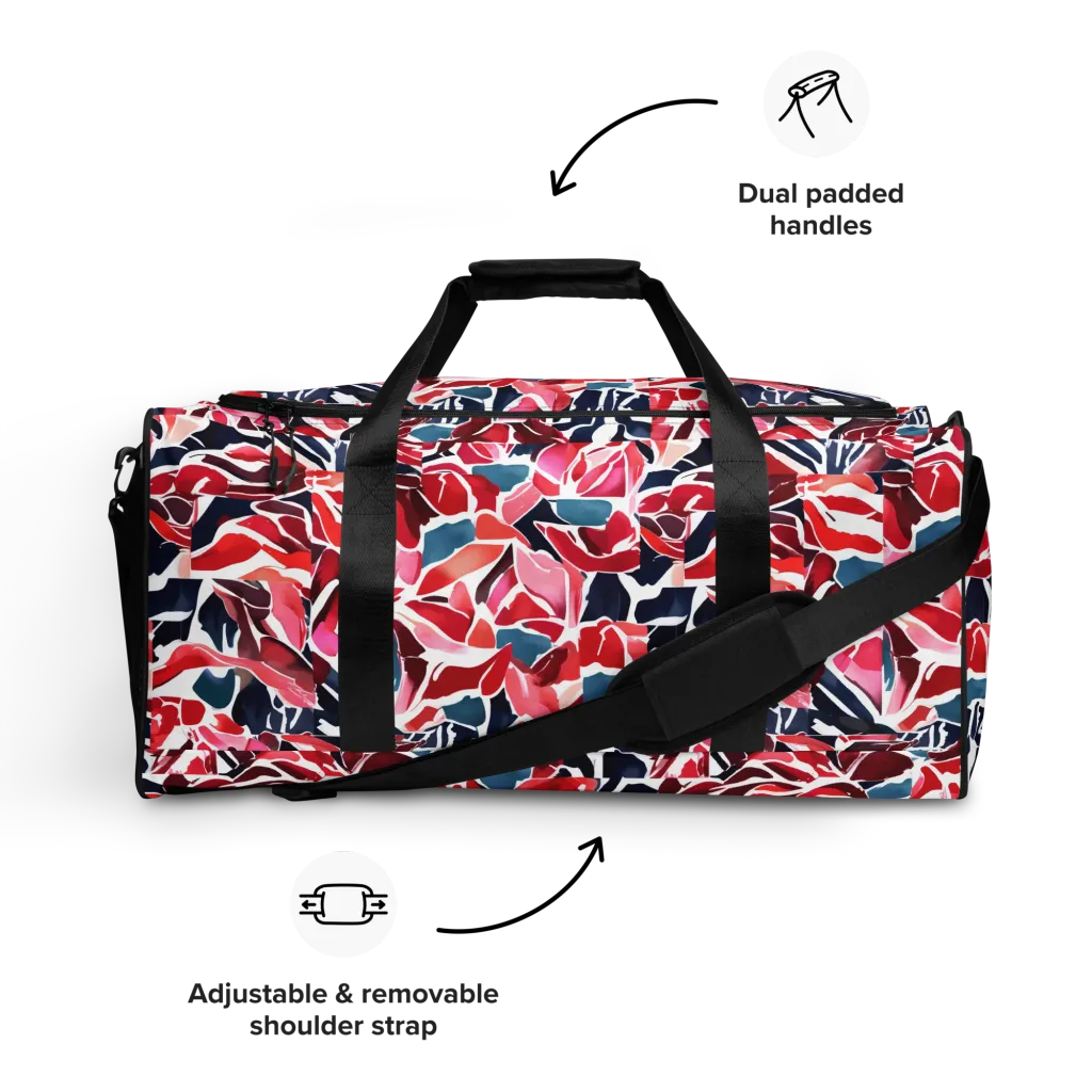 Petal Voltage on Duffle Bag — Front