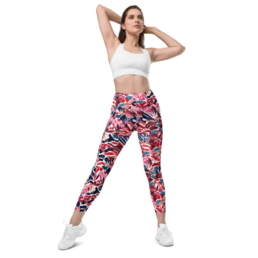 Petal Voltage on a Leggings with Pockets