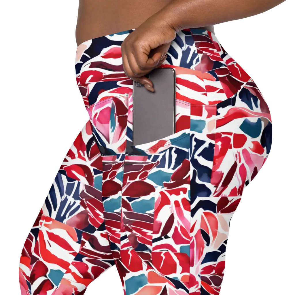 Petal Voltage on Leggings with Pockets — Product details 2