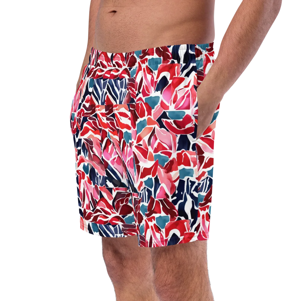 Petal Voltage on Swim Trunks — Left Front