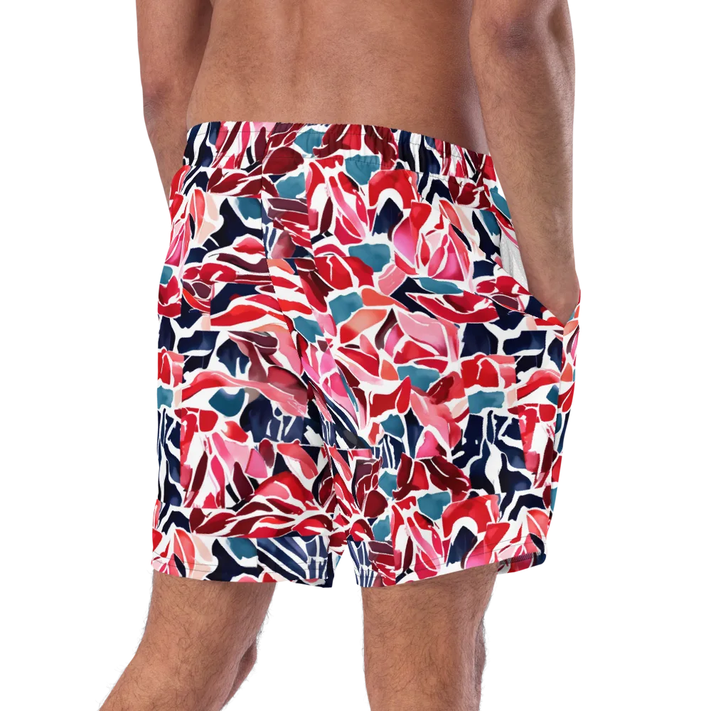 Petal Voltage on Swim Trunks — Right Back