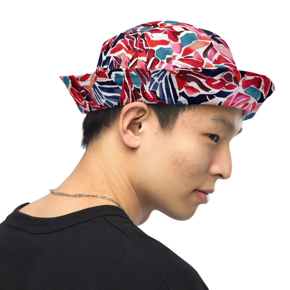 Petal Voltage on Reversible Bucket Hat — Right Outside
