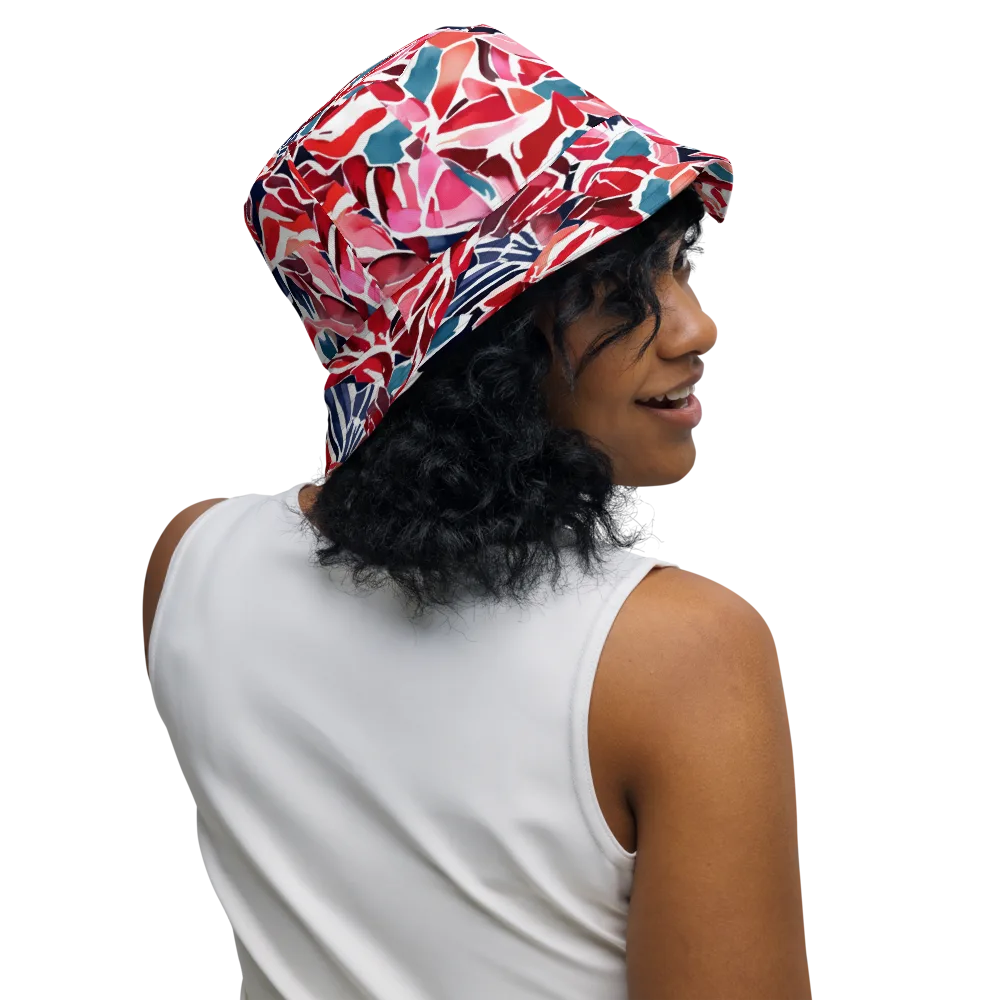 Petal Voltage on Reversible Bucket Hat — Right Outside