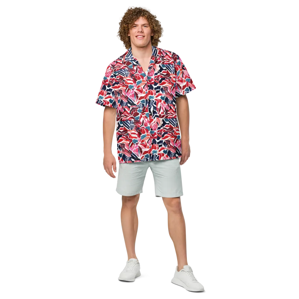 Petal Voltage on Button Shirt — Front