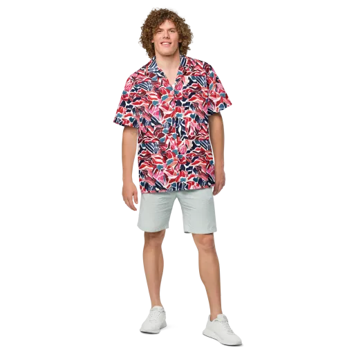 Petal Voltage on a Button Shirt