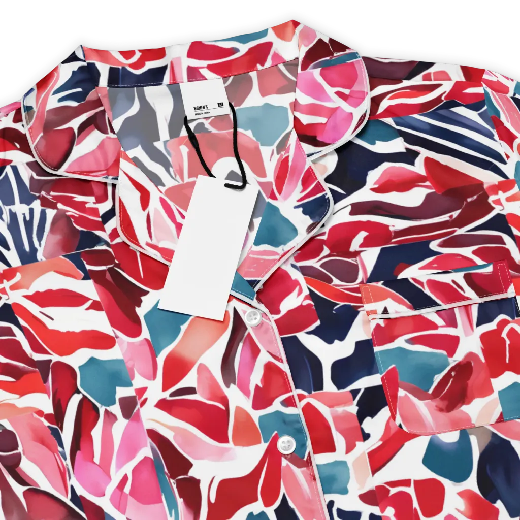 Petal Voltage on Women's Short Sleeve Pajama Top — Product details