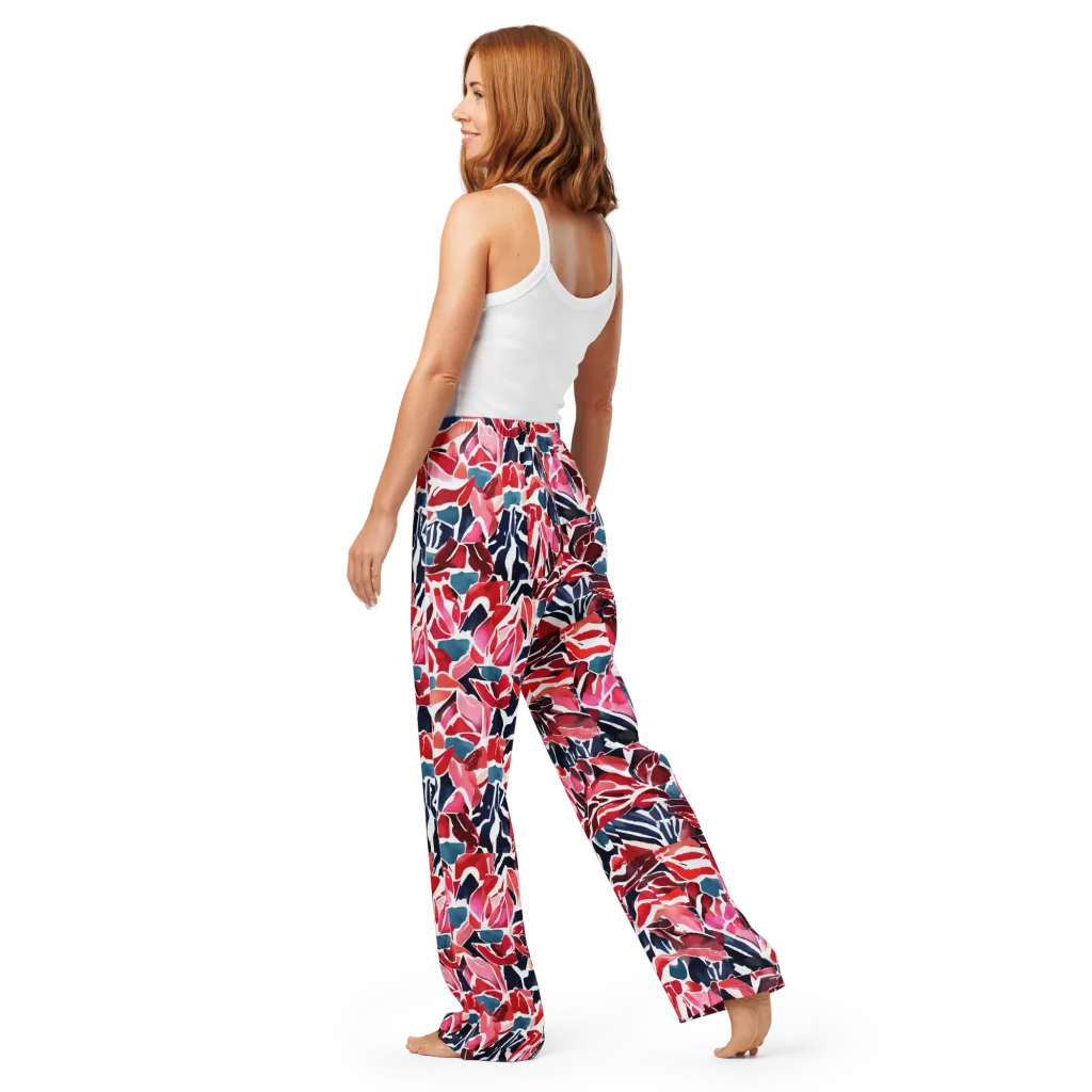 Petal Voltage on Women's Pajama Pants — Back