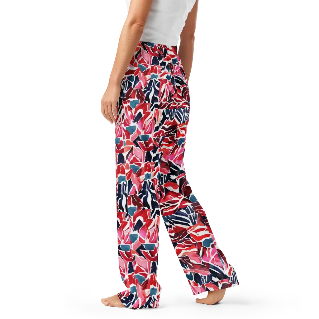Petal Voltage on Women's Pajama Pants — Left