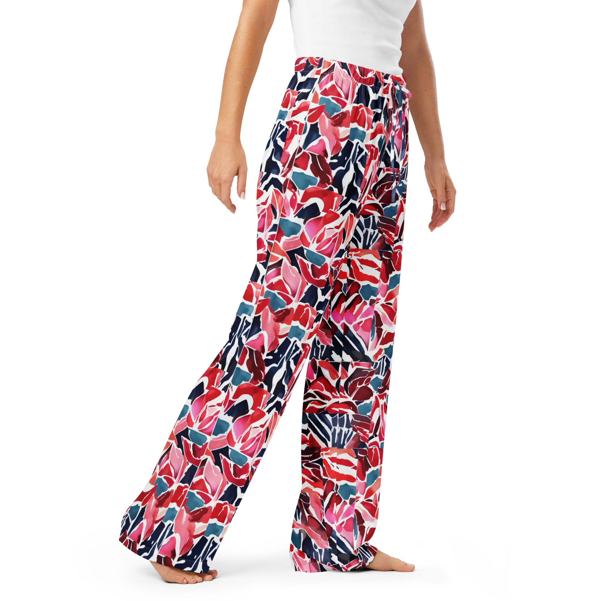 Petal Voltage on Women's Pajama Pants — Right Front