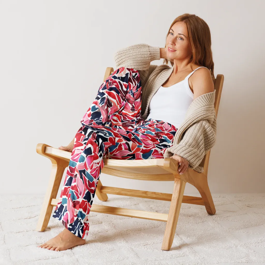Petal Voltage on Women's Pajama Pants — Front