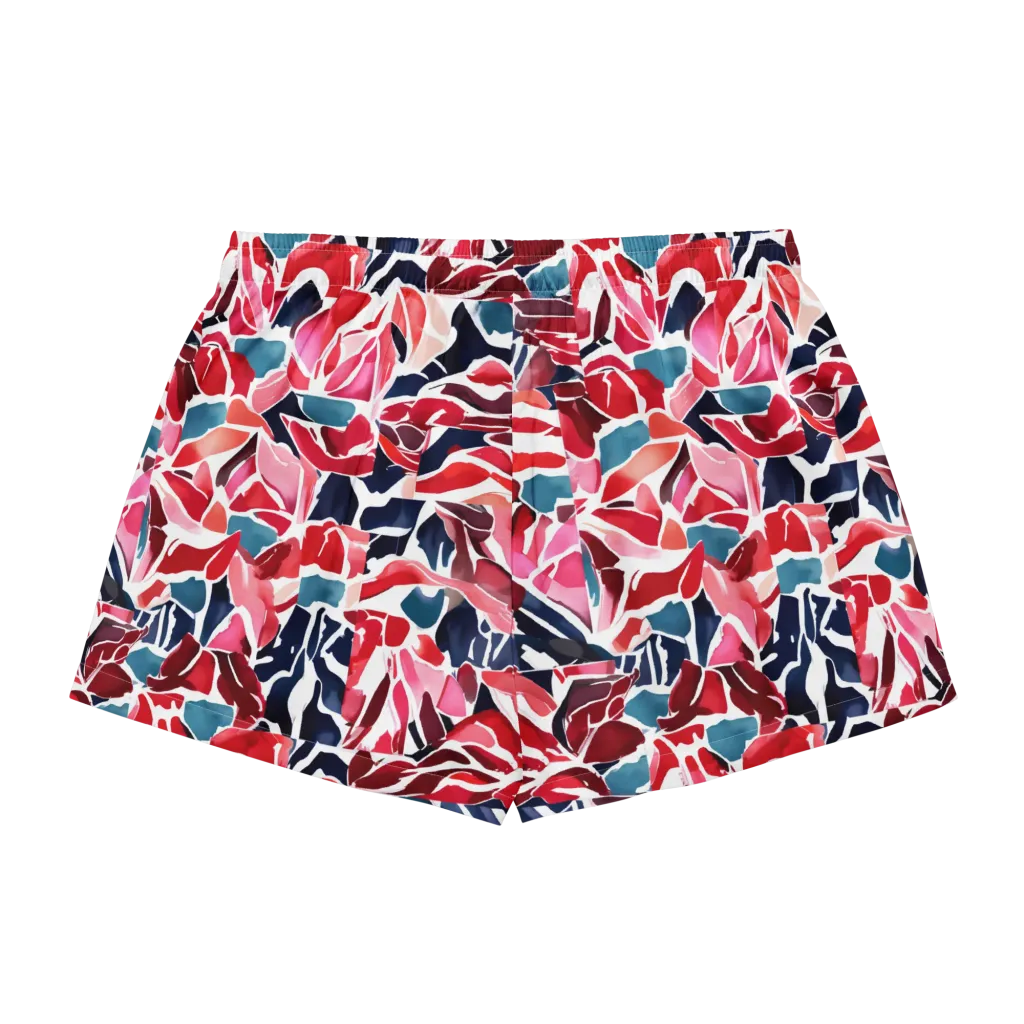 Petal Voltage on Women's Pajama Shorts — Back