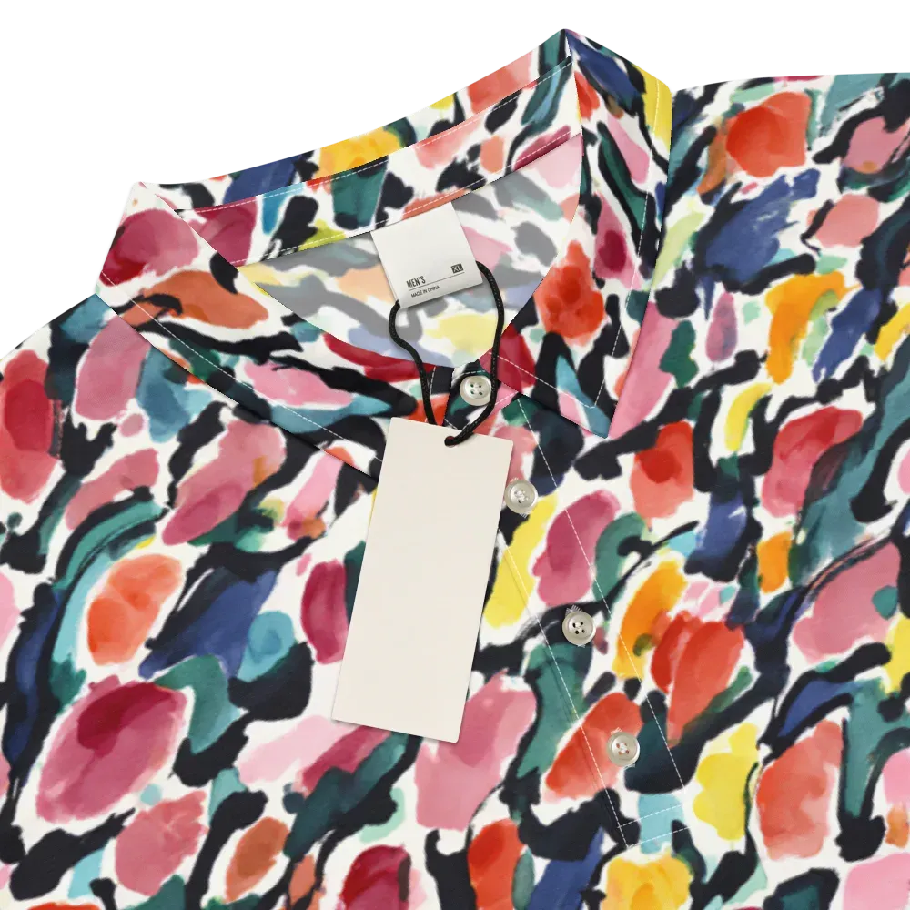 Painted Velocity on Men's Slim Fit Polo Shirt — Product details