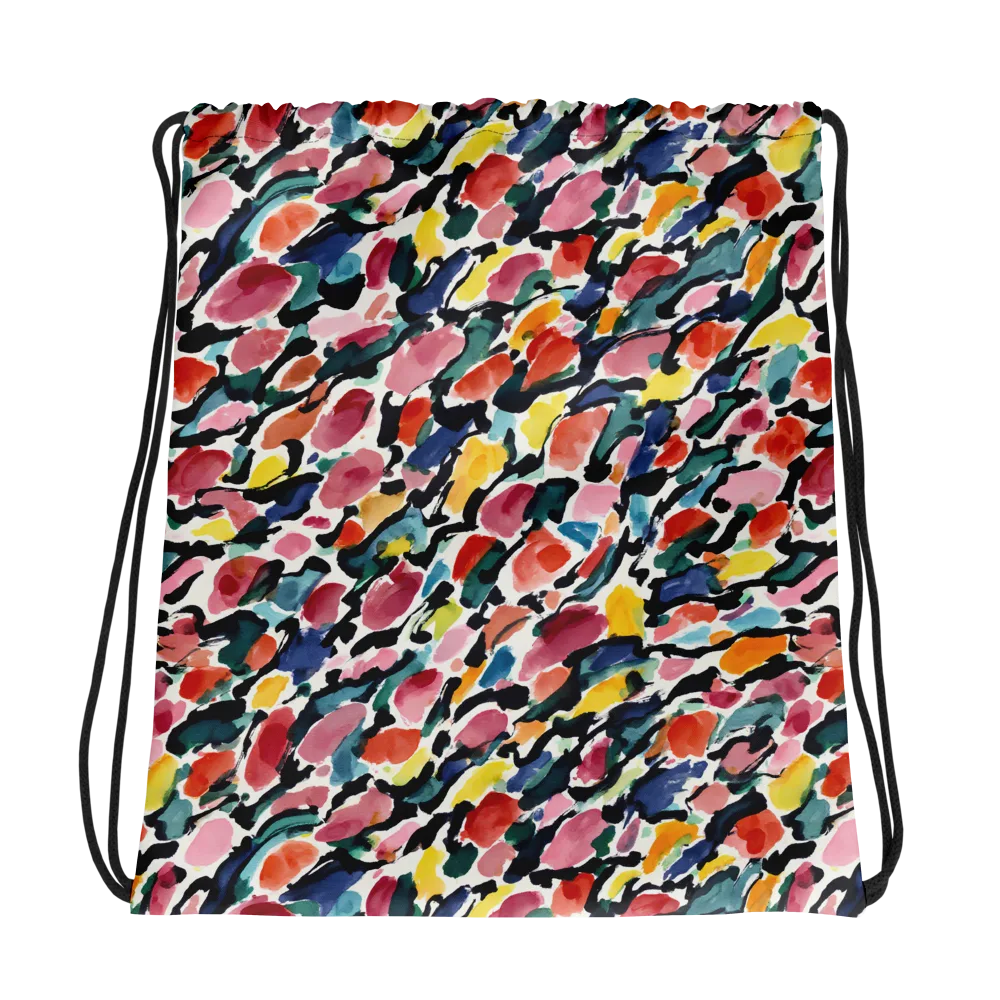 Painted Velocity on Drawstring Bag — Photo