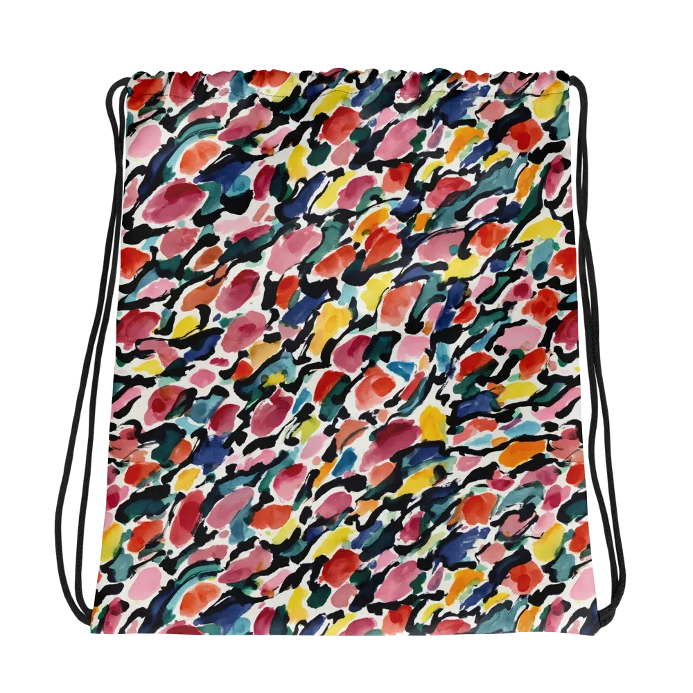 Painted Velocity on Drawstring Bag — Photo