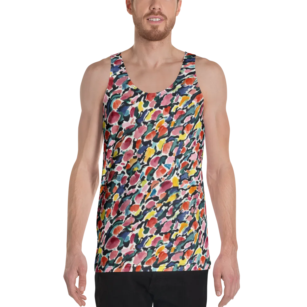 Painted Velocity on Men's Tank Top — Front