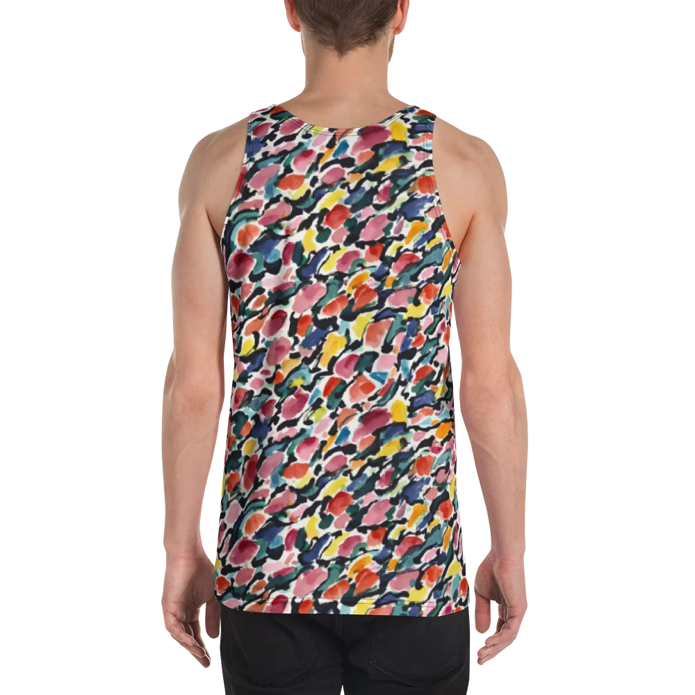 Painted Velocity on Men's Tank Top — Back