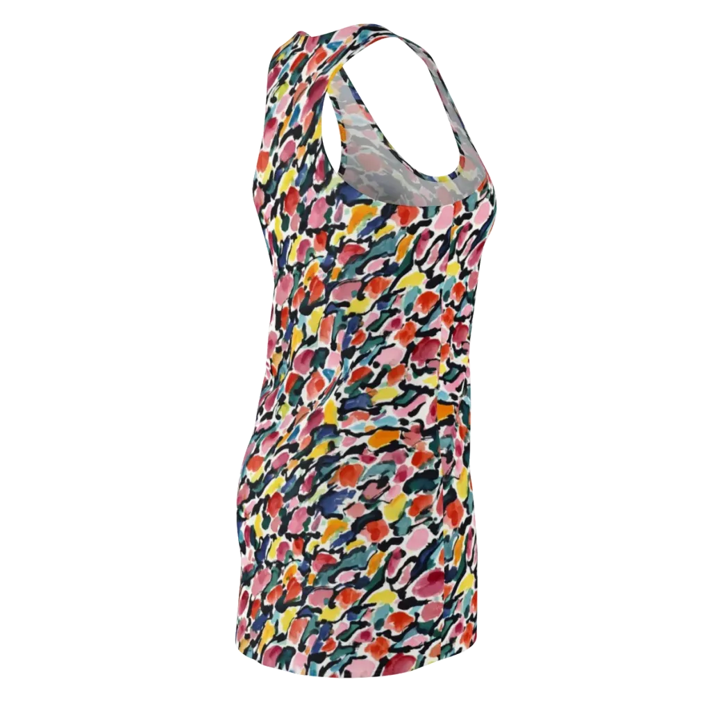Painted Velocity on Racerback Dress — Back Side