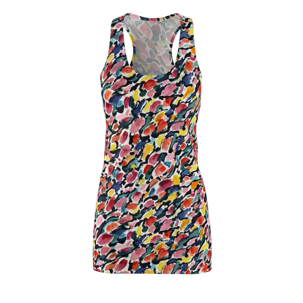 Painted Velocity on Racerback Dress — Front