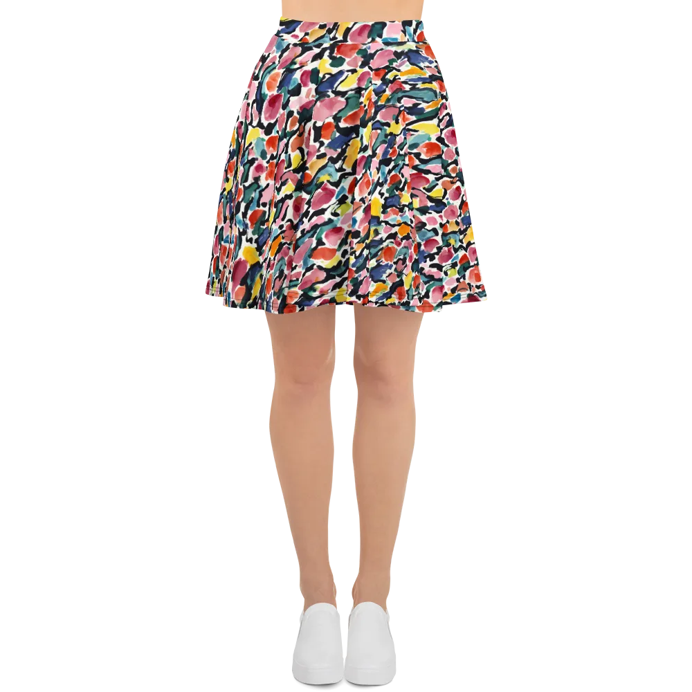 Painted Velocity on Skater Skirt — Front
