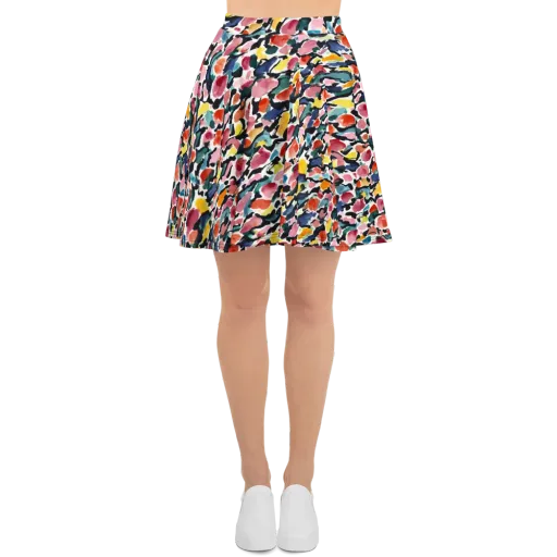 Painted Velocity on a Skater Skirt