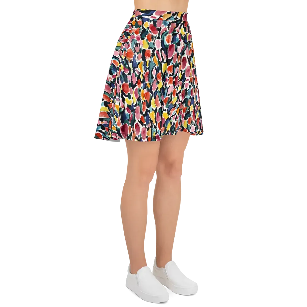 Painted Velocity on Skater Skirt — Right