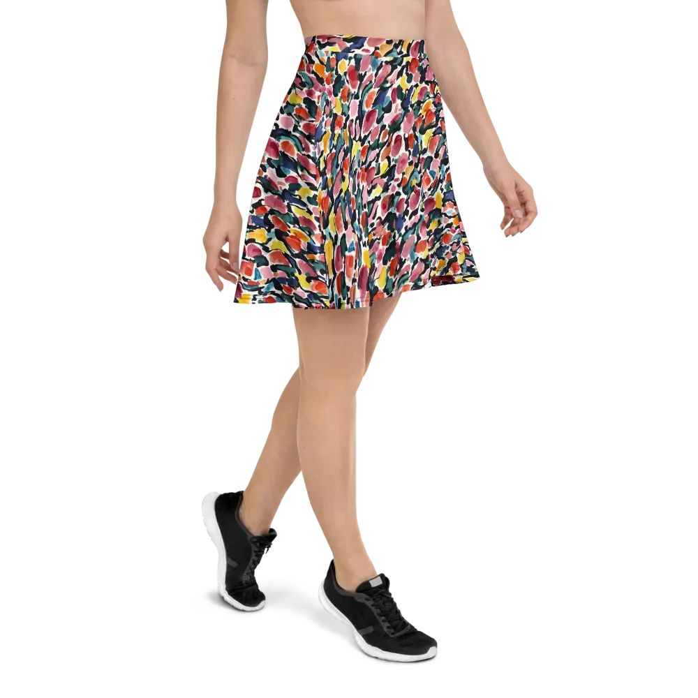 Painted Velocity on Skater Skirt — Right