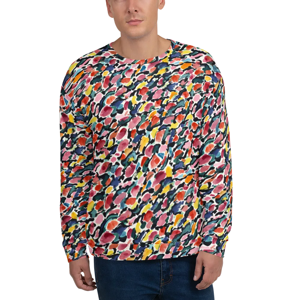 Painted Velocity on Sweatshirt — Front