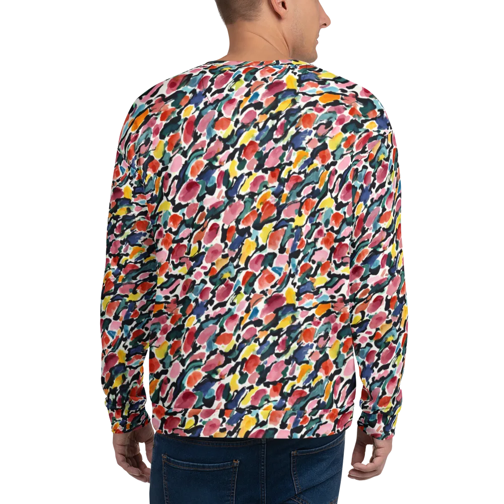 Painted Velocity on Sweatshirt — Back