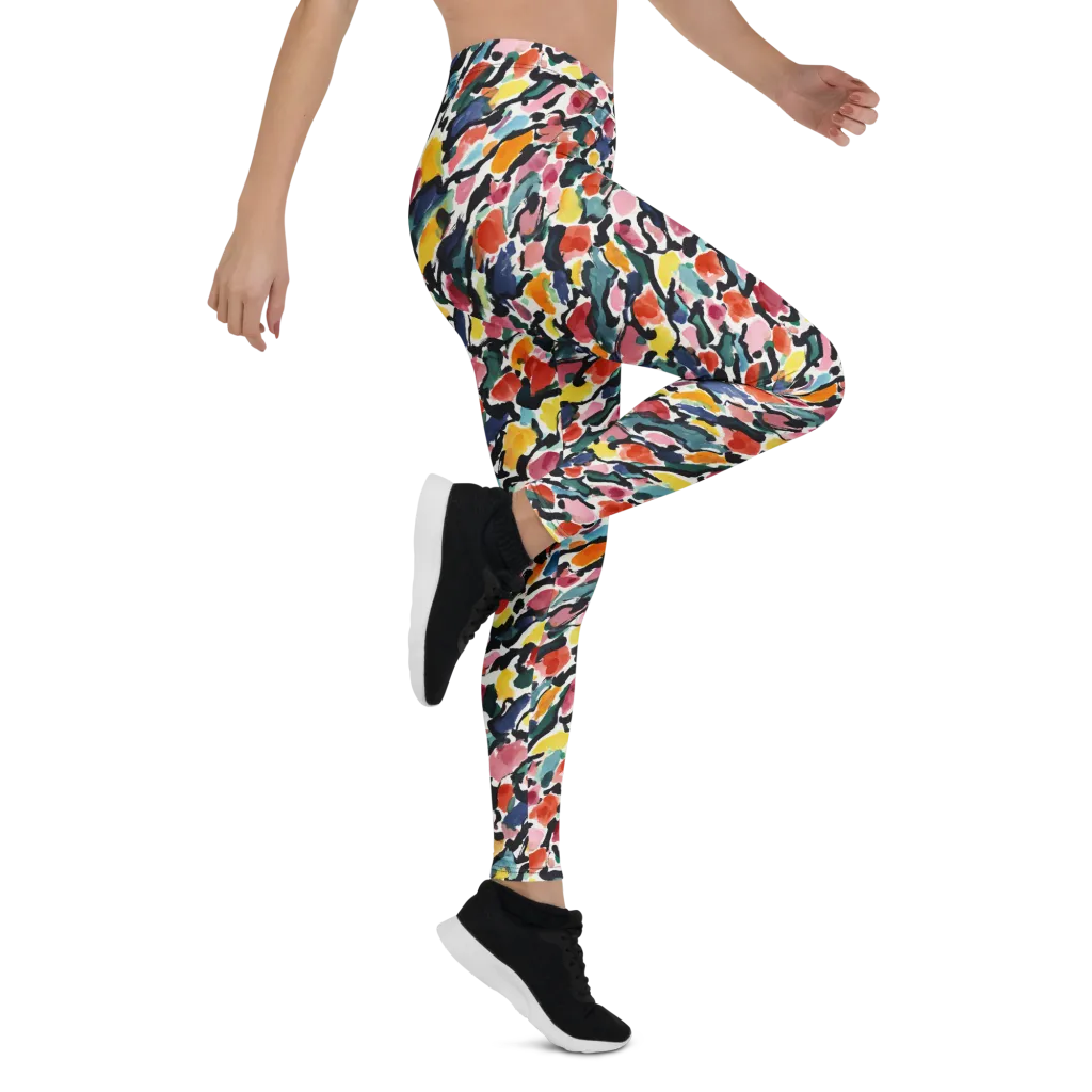 Painted Velocity on Leggings — Right