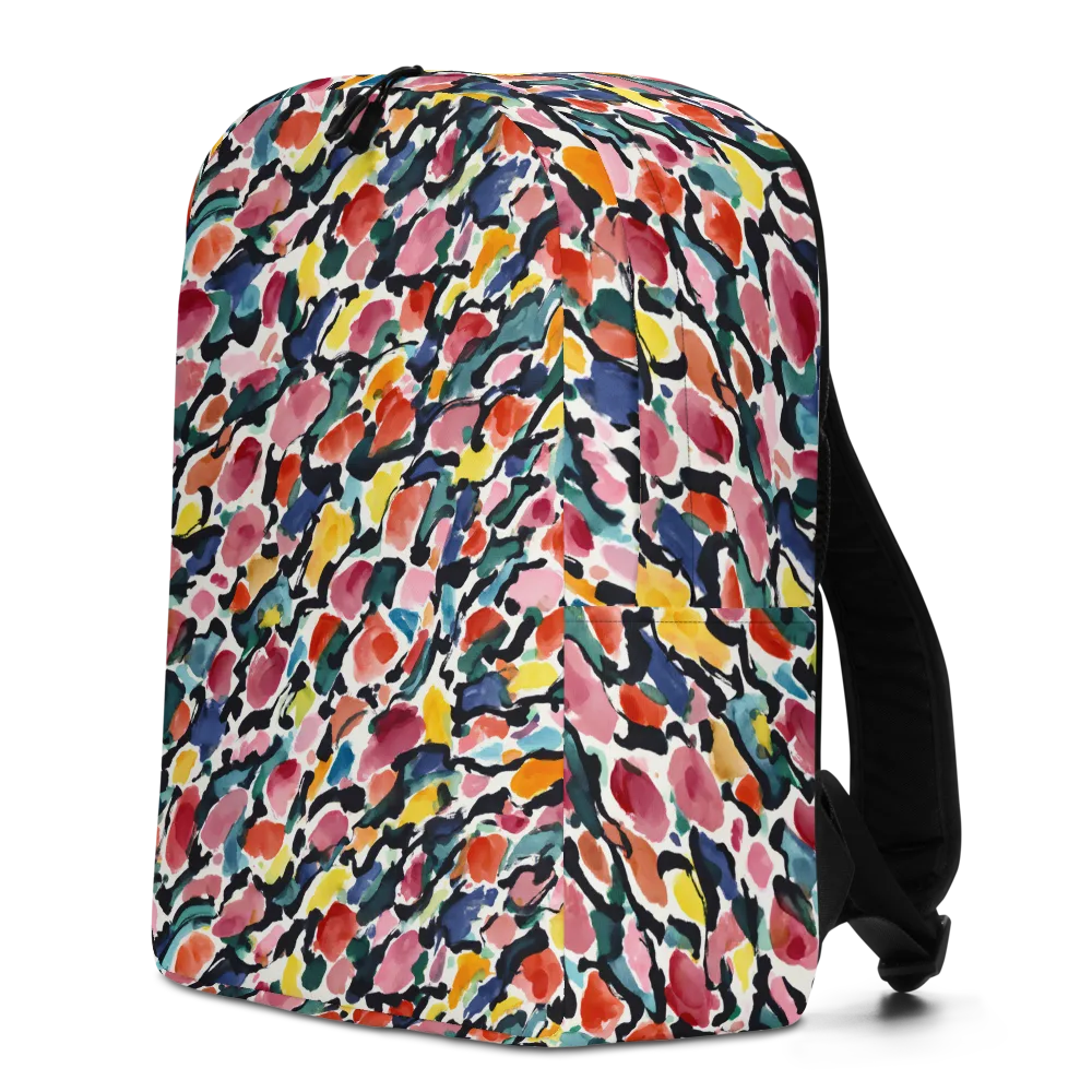 Painted Velocity on Minimalist Backpack — Left