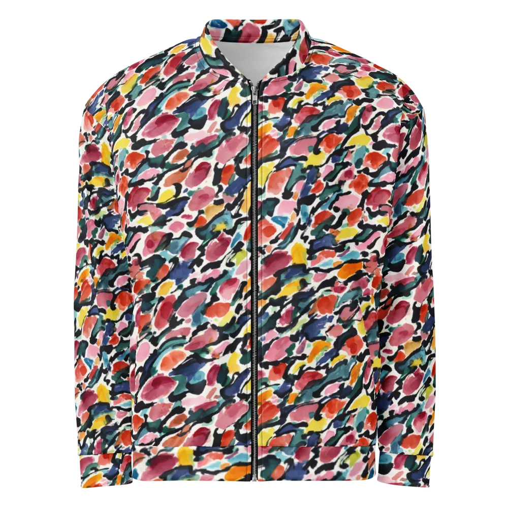 Painted Velocity on Bomber Jacket — Front