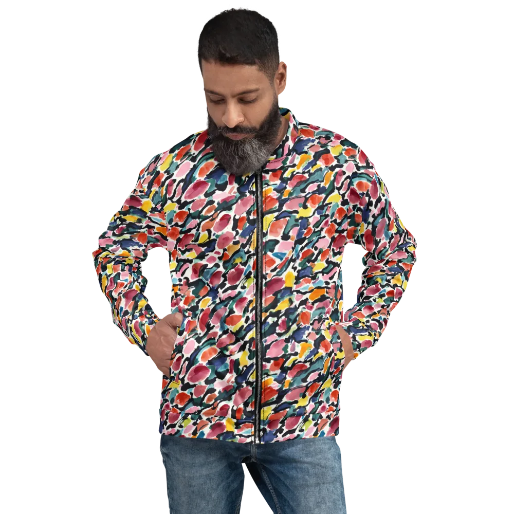 Painted Velocity on Bomber Jacket — Front