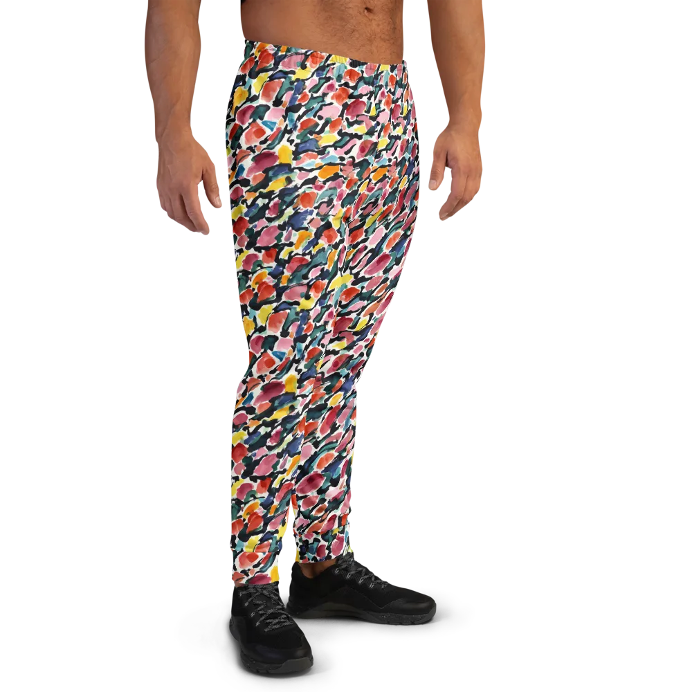 Painted Velocity on Men's Joggers — Right