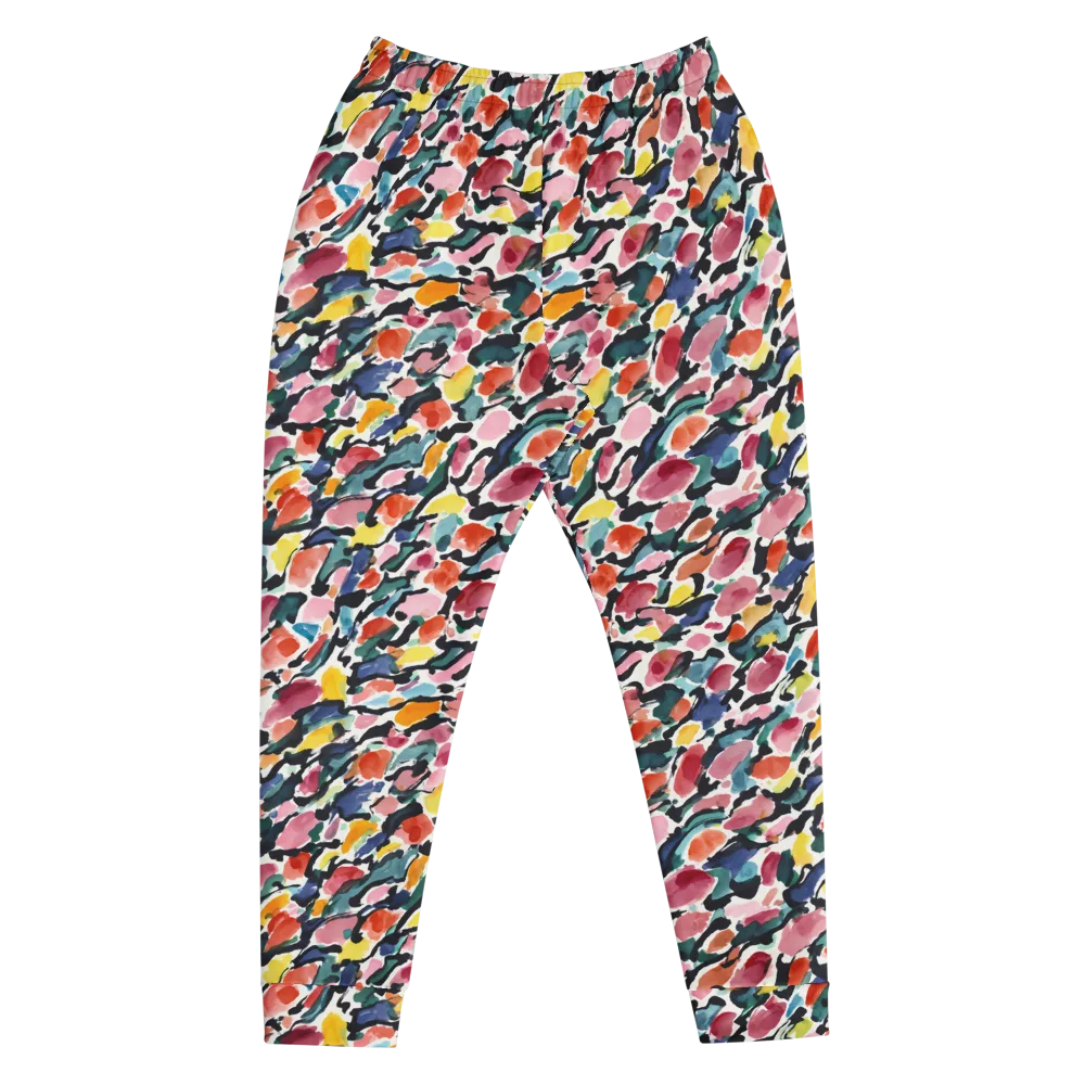 Painted Velocity on Men's Joggers — Front