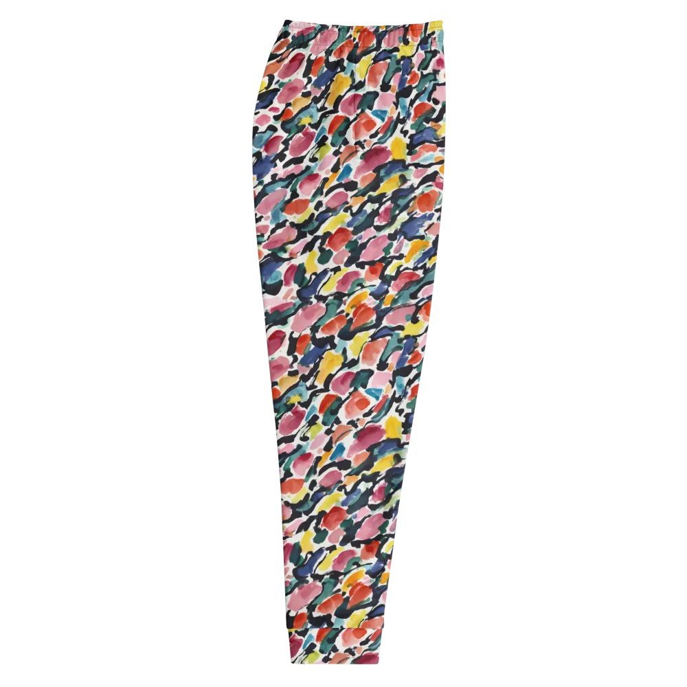 Painted Velocity on Men's Joggers — Right