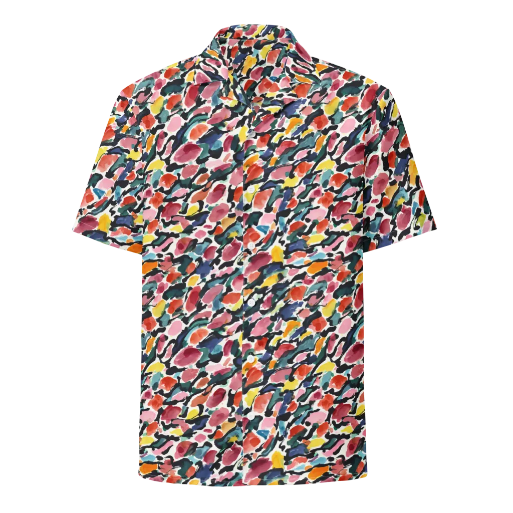 Painted Velocity on Button Shirt — Front