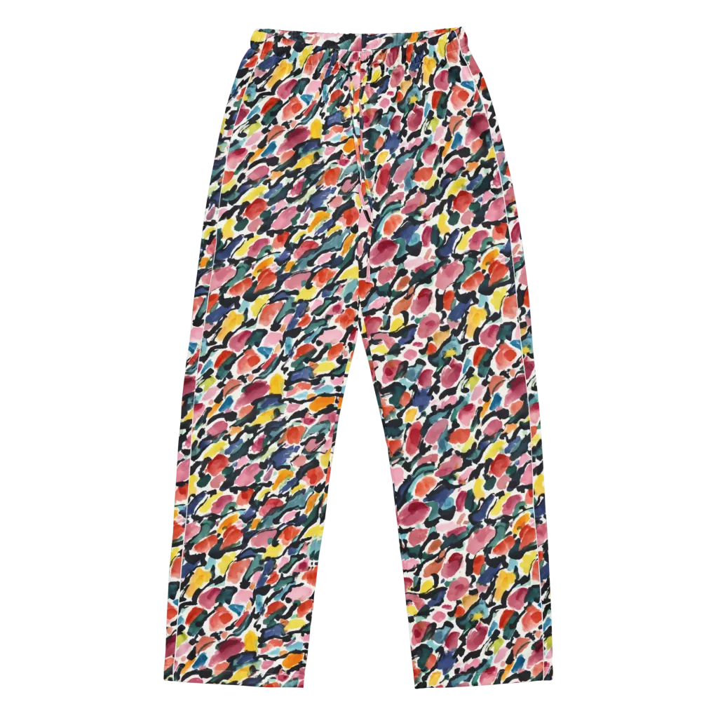 Painted Velocity on Women's Pajama Pants — Front