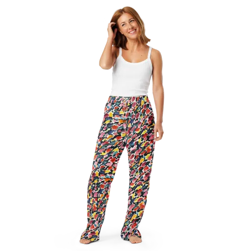 Painted Velocity on a Women's Pajama Pants