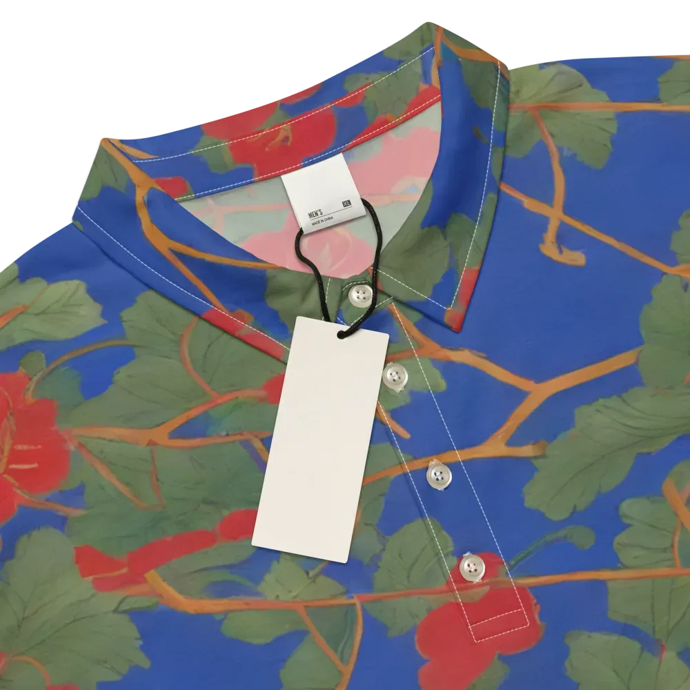 Scarlet Vine on Men's Slim Fit Polo Shirt — Product details